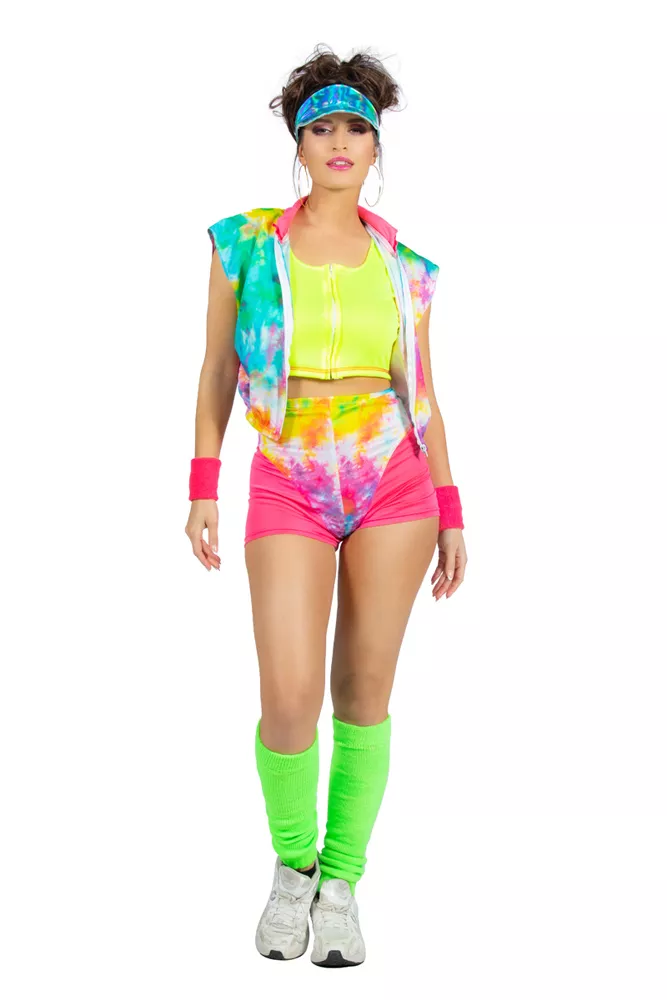 Costume da bambina per sport aerobico da donna