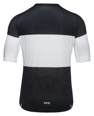 Gore Wear Spirit Stripes Short Sleeve Jersey Black/White